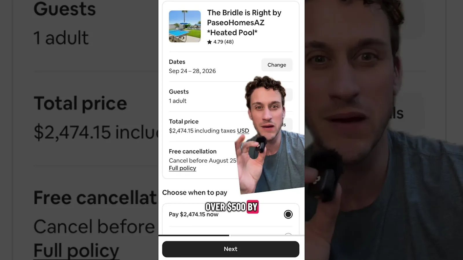 StayFinder screenshot 1 (video preview)