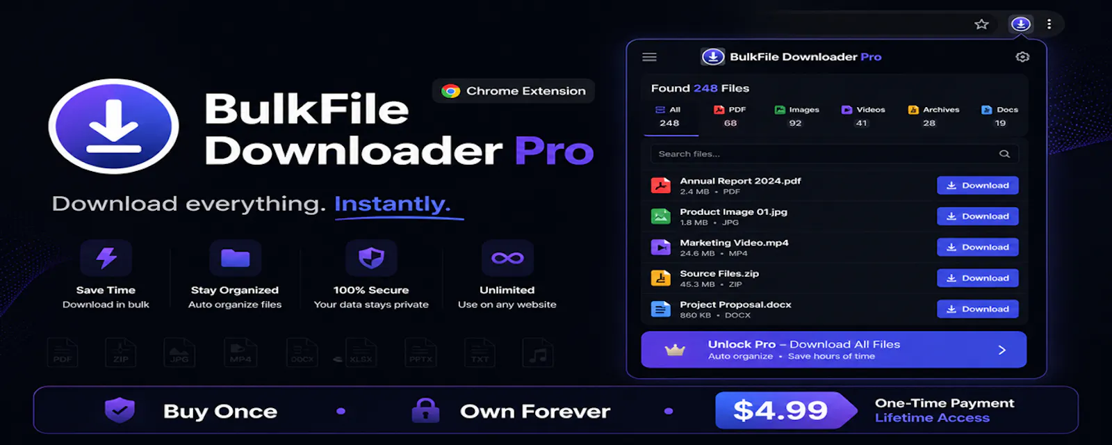 BulkFile Downloader Pro screenshot 2