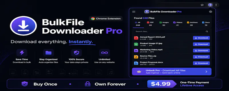 BulkFile Downloader Pro screenshot 2