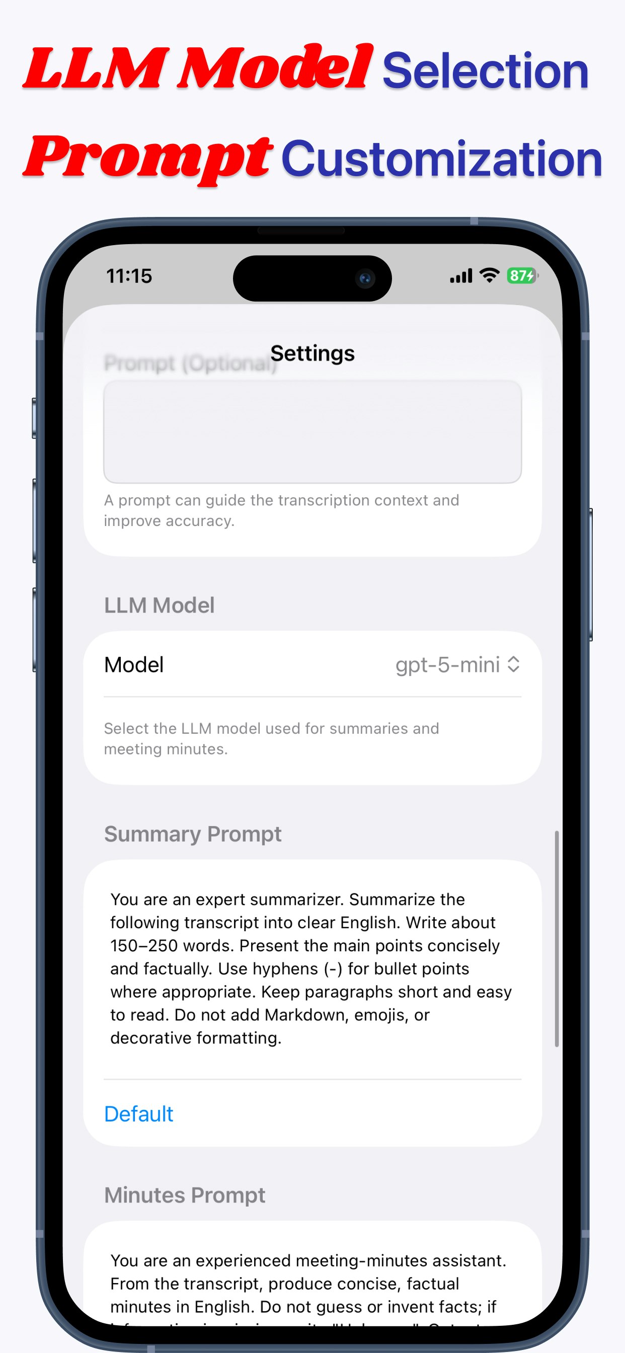 Média Chuchoter directement - Vous permet d'utiliser votre clé Openai pour une transcription abordable 6