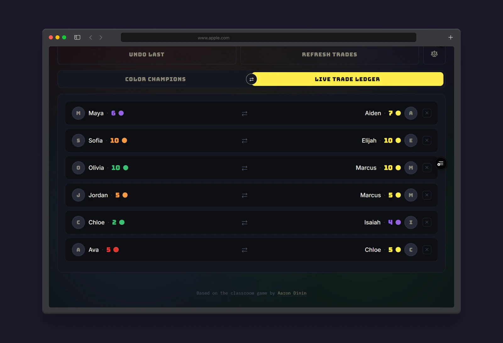 The Skittle Exchange screenshot 4