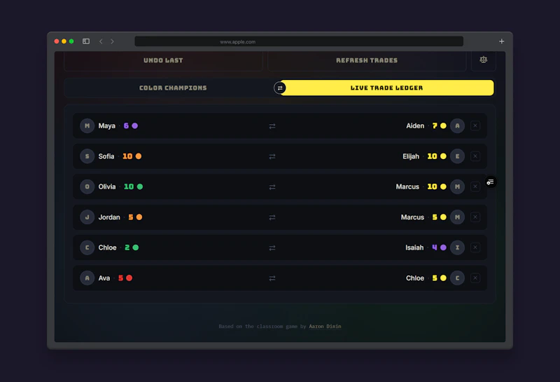 The Skittle Exchange screenshot 4