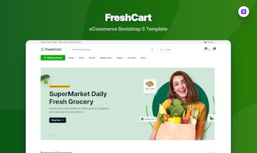 eCommerce Bootstrap template - Freshcart gallery image