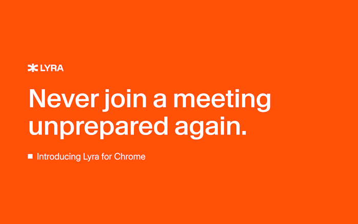Lyra Chrome Extension产品图