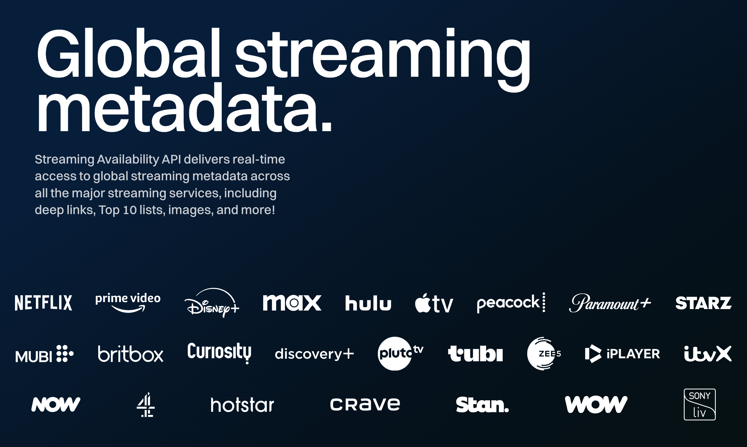 ストリーミング可用性API media 1