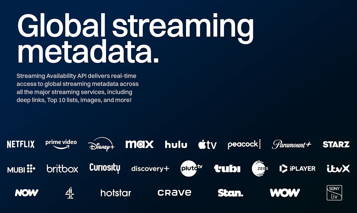 Streaming Availability API