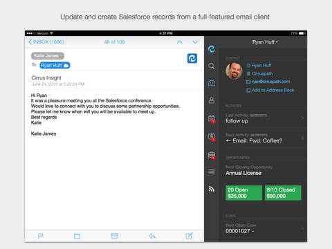 Cirrus Insight Mobile for iOS & Android gallery image