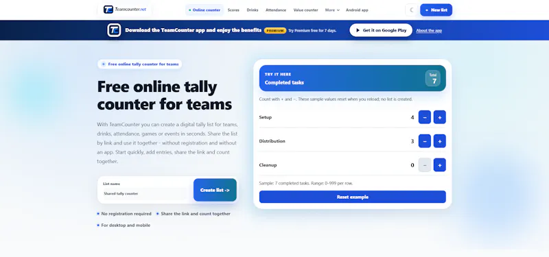 TeamCounter screenshot 3