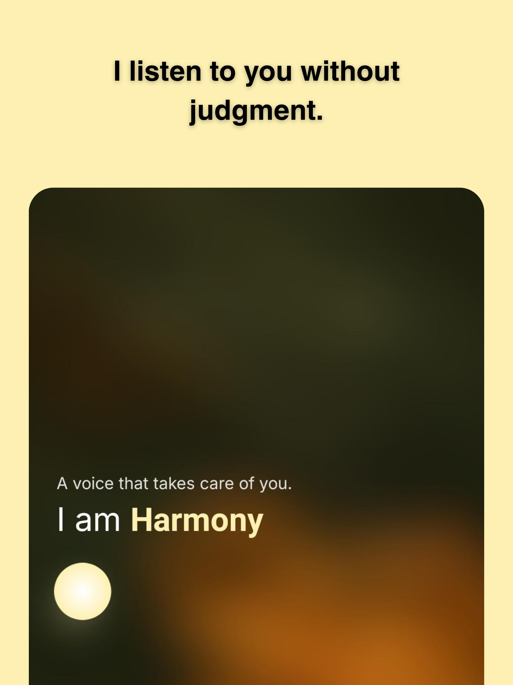 Harmony AI: tu entrenador emocional - Tu entrenador emocional 24/7 que realmente escucha media 1