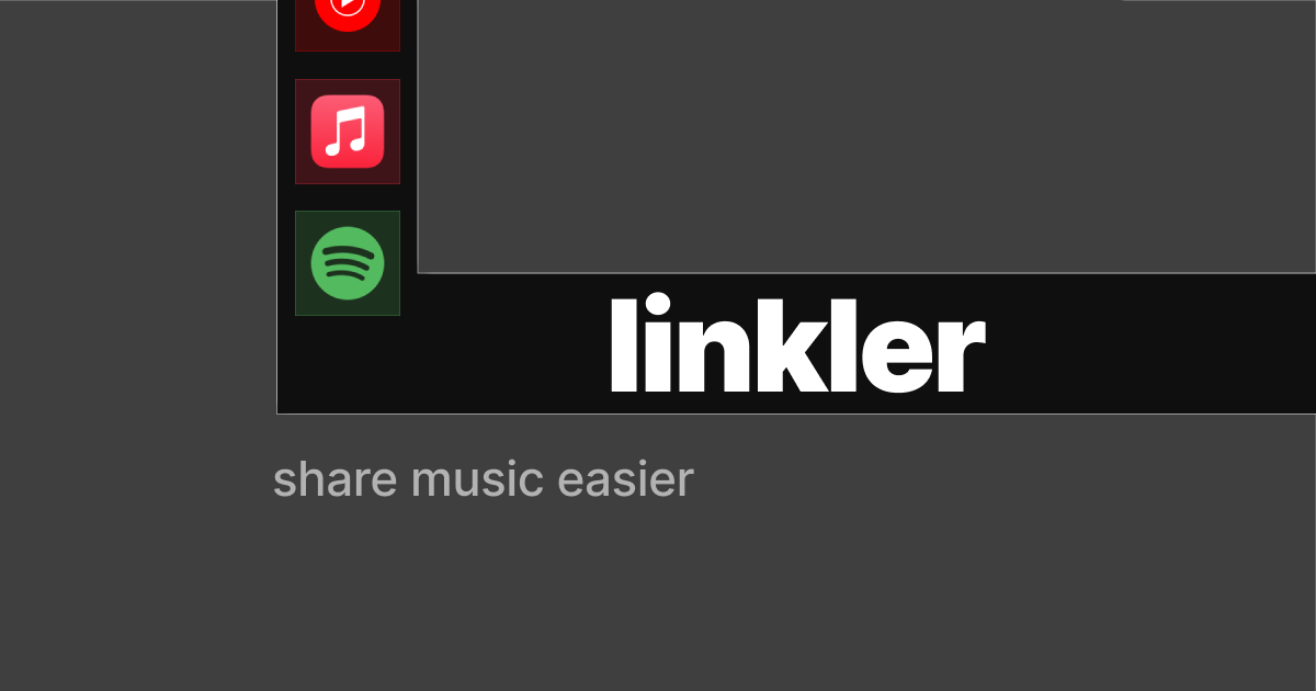 Linkler — Share Music Easier gallery image