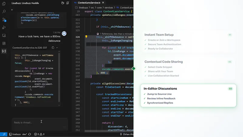 Linebuzz screenshot 2