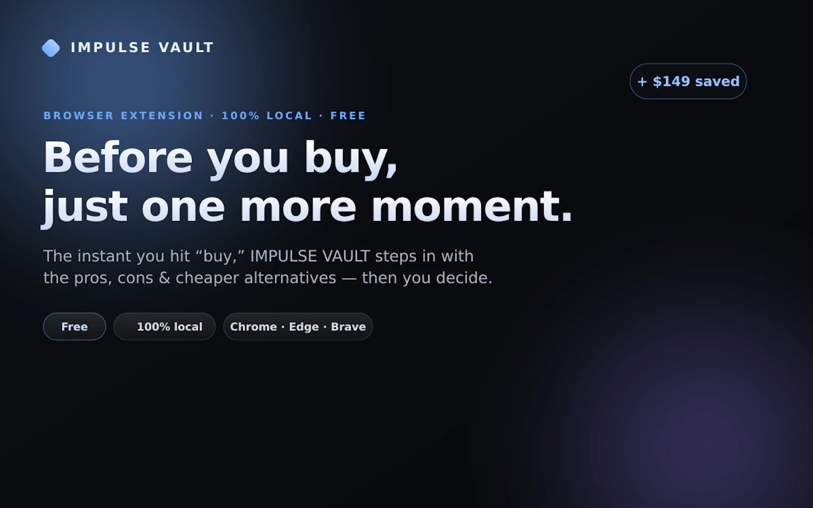 Impulse vault screenshot 1