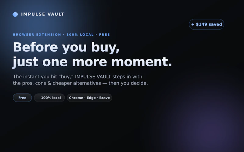 Impulse vault screenshot 1