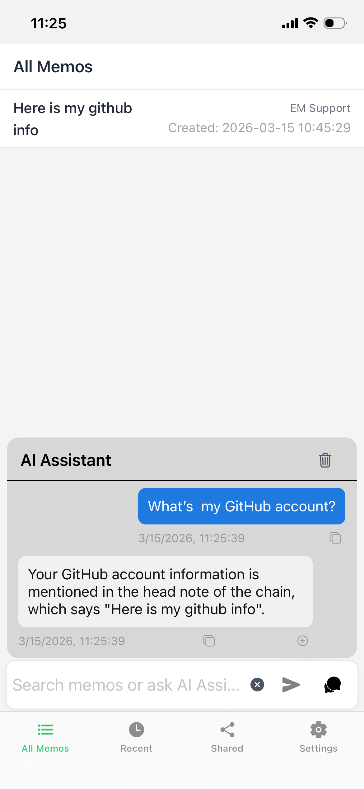 ExtMemo AI Note App gallery image