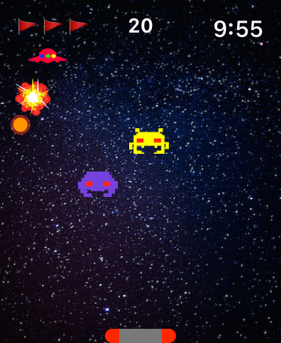 Alien Breakout: Apple Watch Game media 2