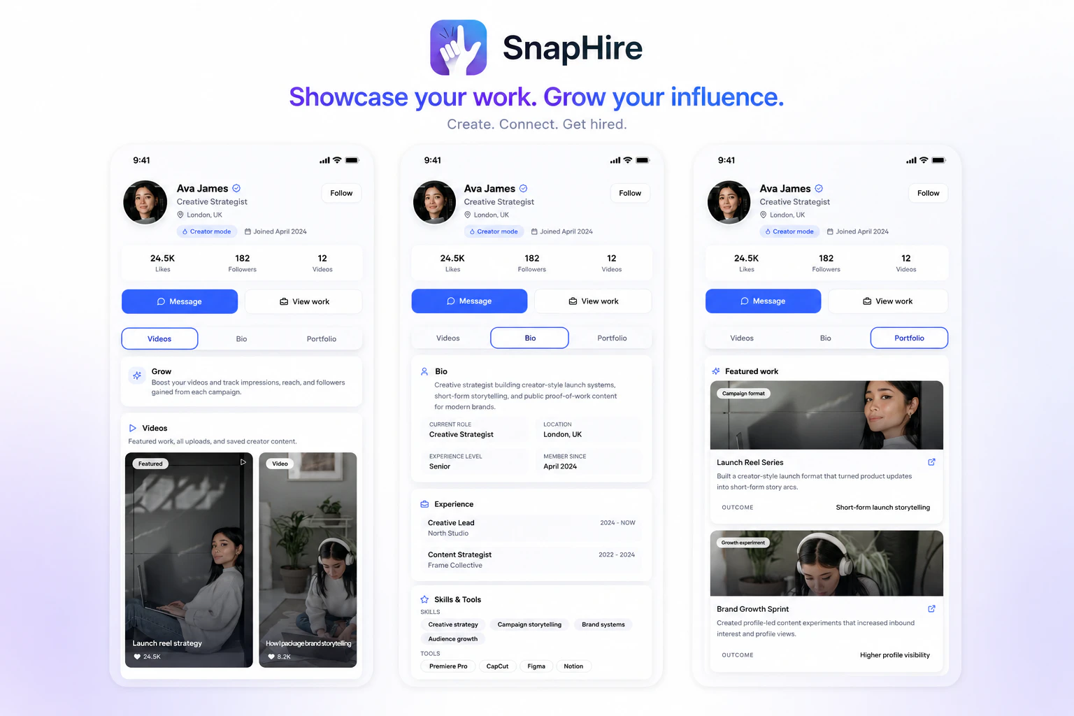 SnapHire screenshot 2