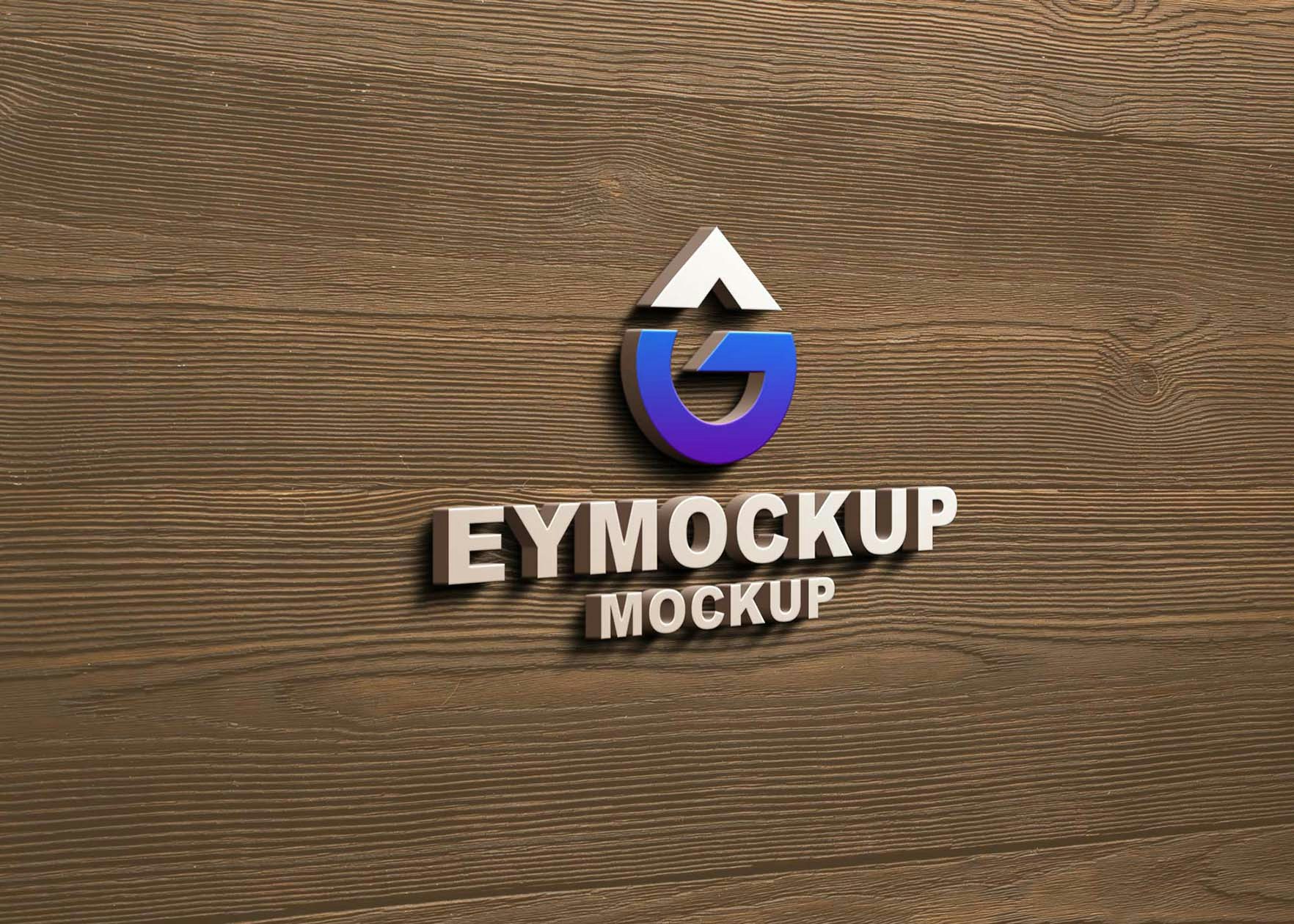 Free 3D Logo Mockup Collection gallery image