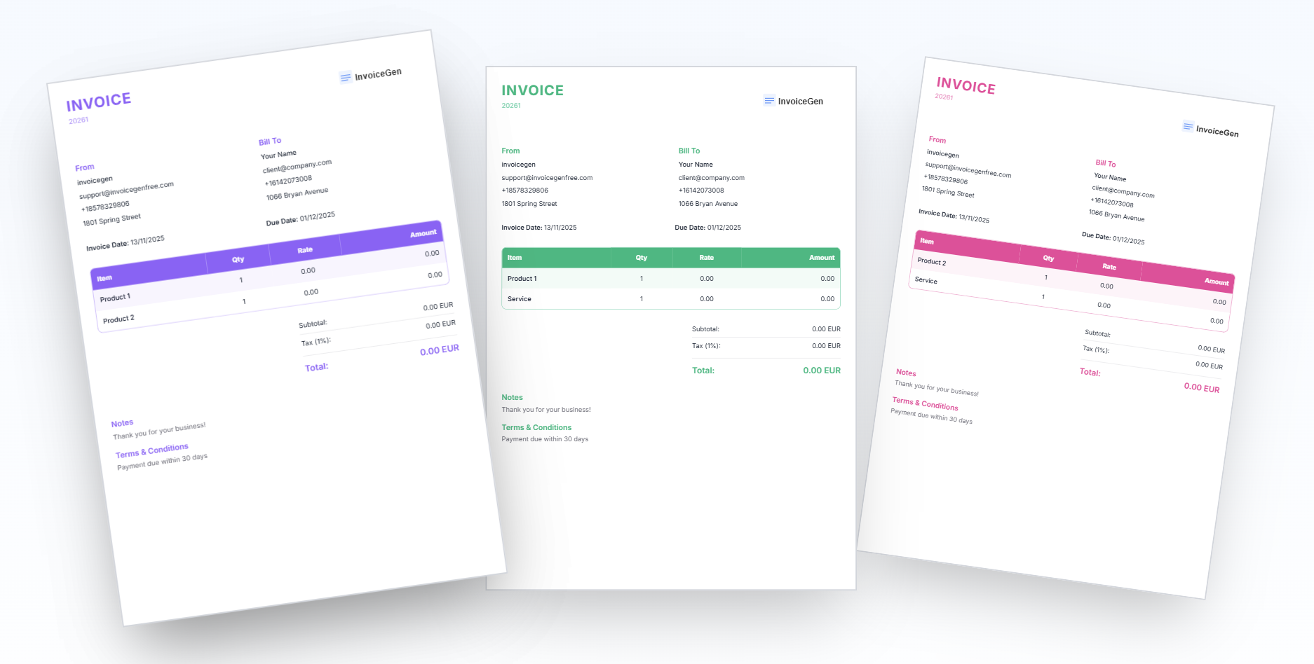 InvoiceGen gallery image