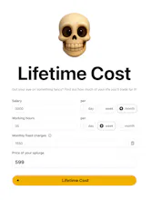 Lifetime Cost gallery image