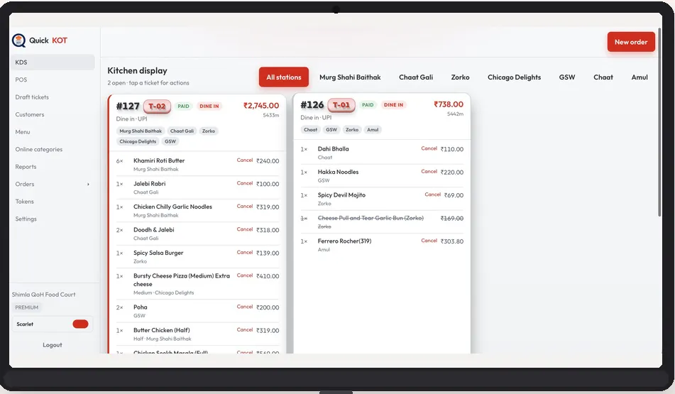 QuickKOT Point of Sale (POS) gallery image