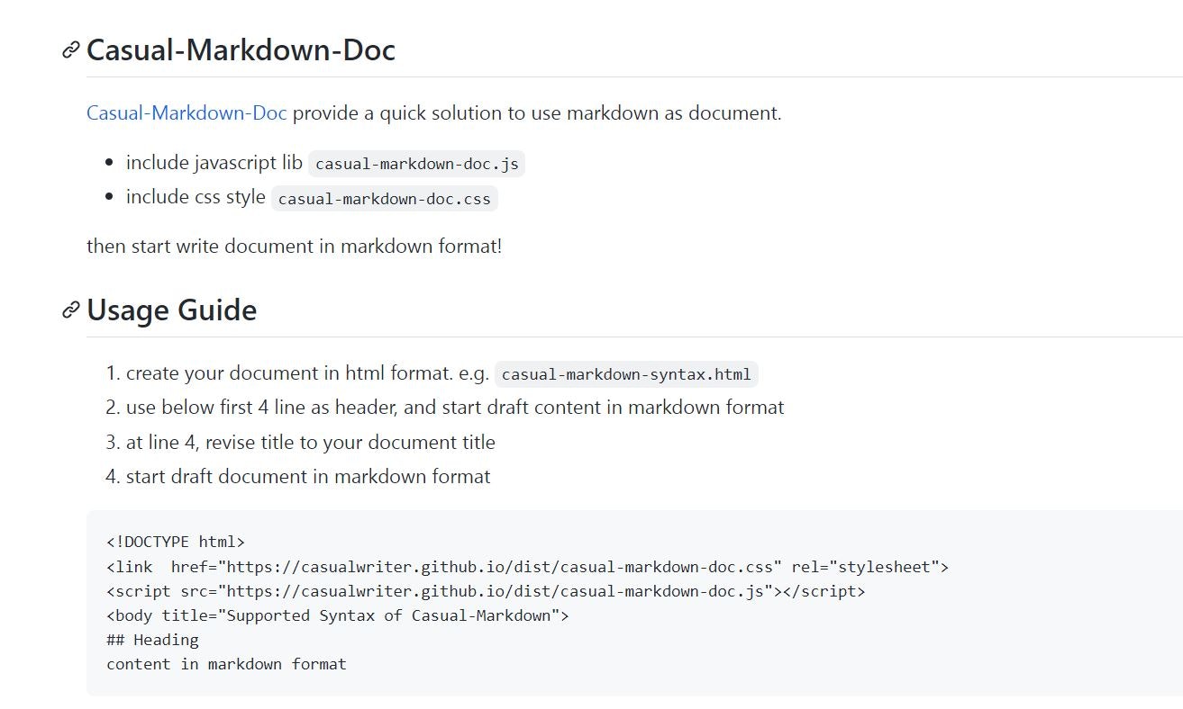 Casual-Markdown-Doc gallery image