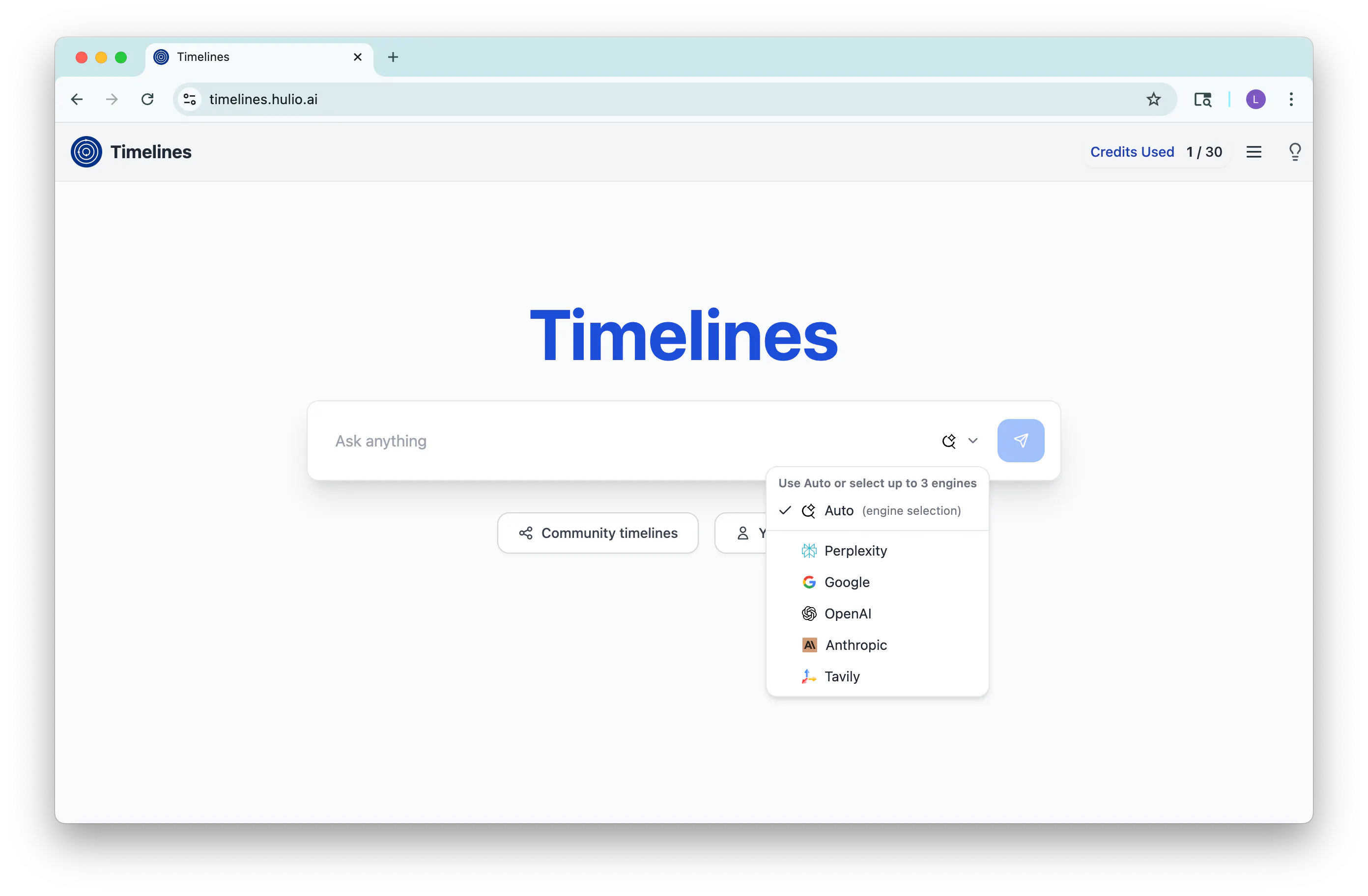 Timelines gallery image