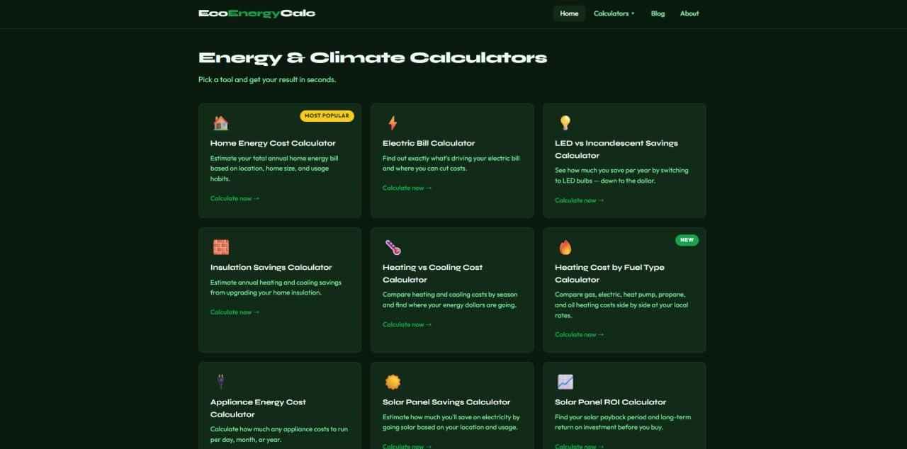 EcoEnergyCalc gallery image