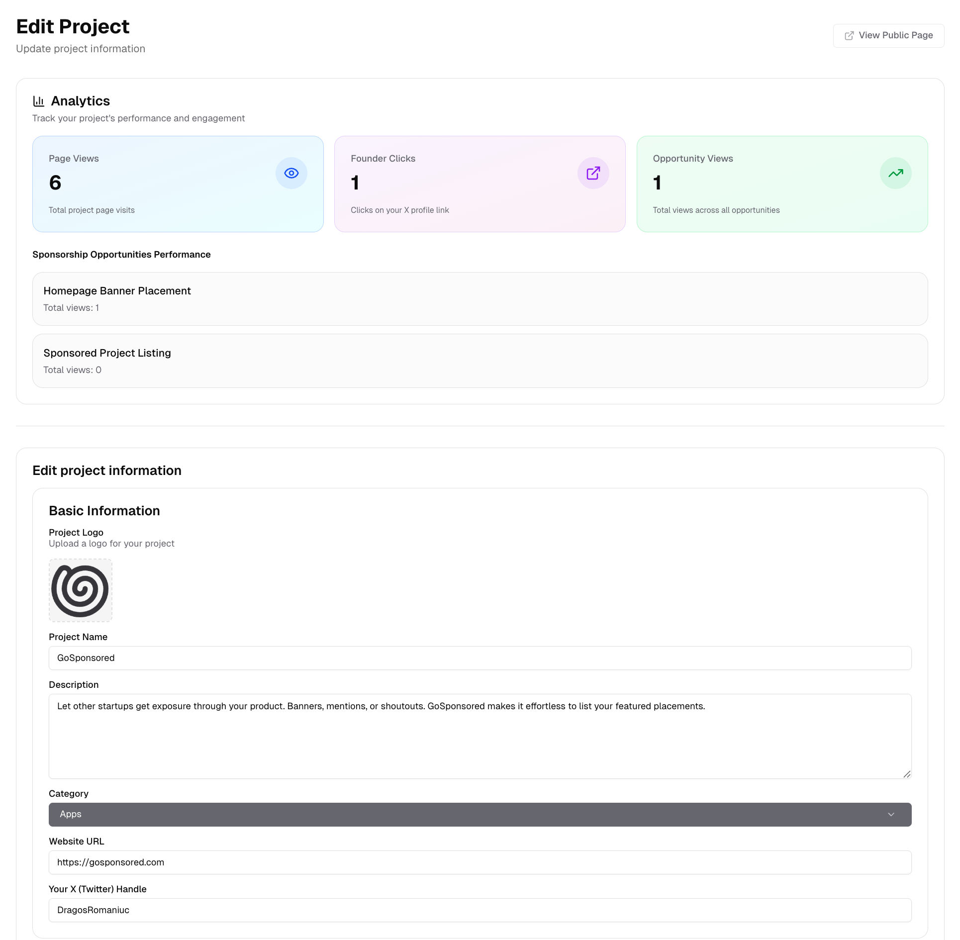 GoSponsored - Screenshot 3 preview