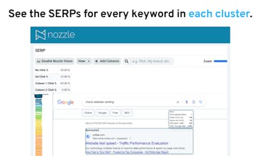 Keyword Clustering Tool by Nozzle gallery image
