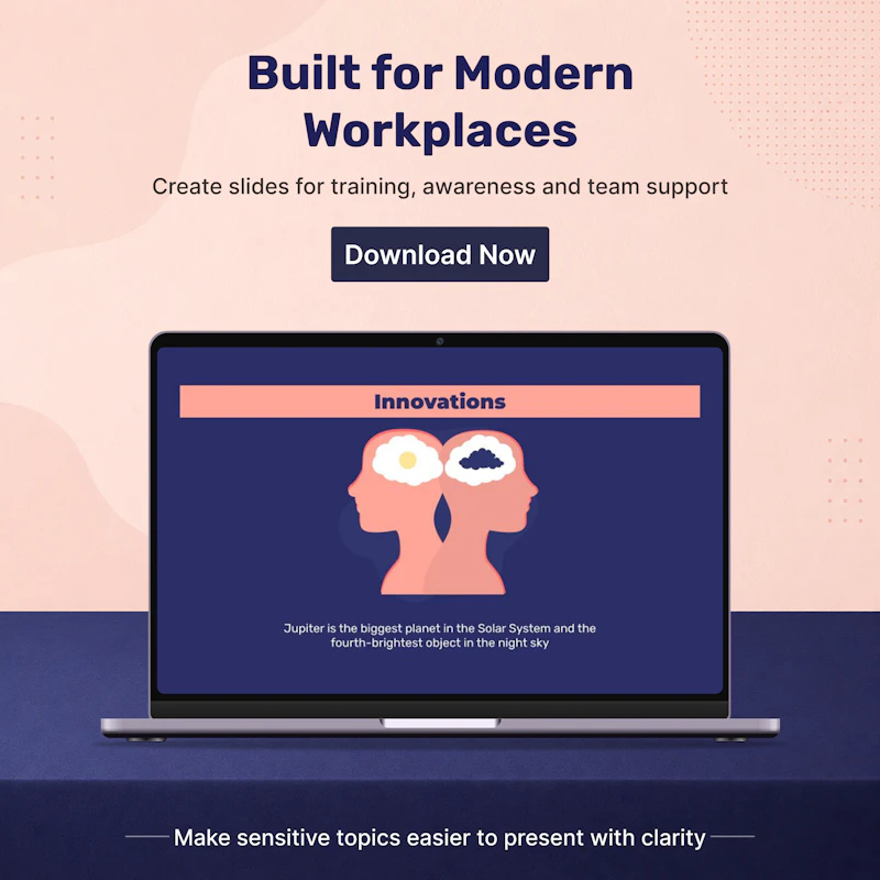 Mental Health at Work Template screenshot 1