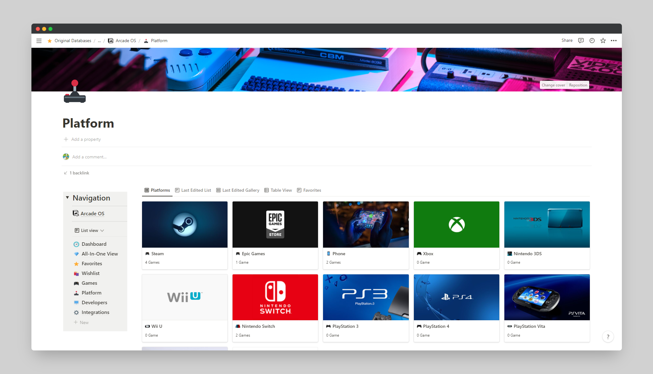 Arcade OS - Capture and manage your Games in Notion media 5