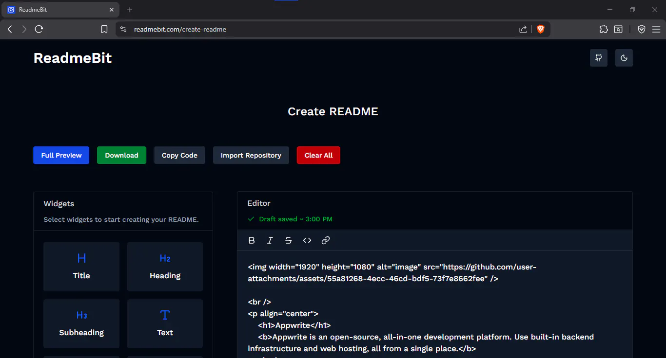 ReadmeBit gallery image