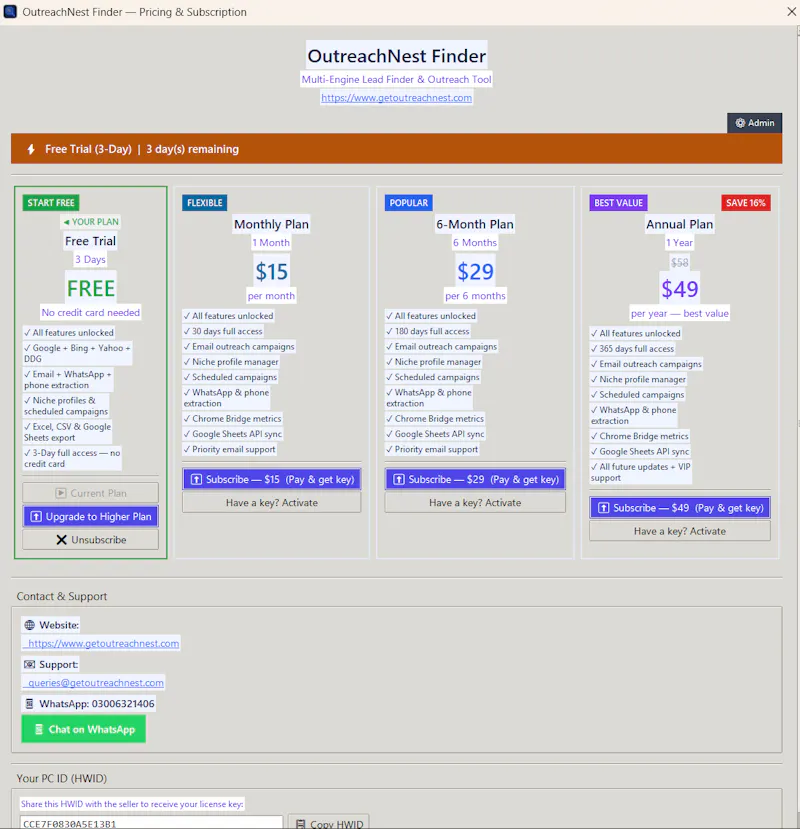 OutreachNest Finder screenshot 3