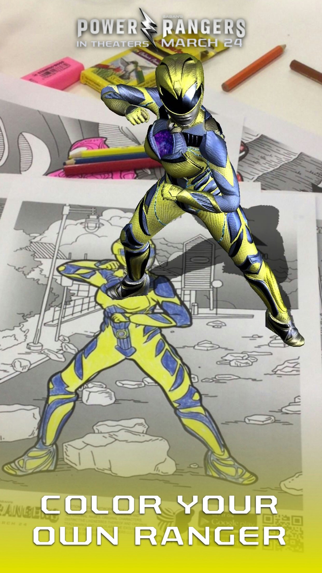 Power Rangers Movie AR/VR App gallery image