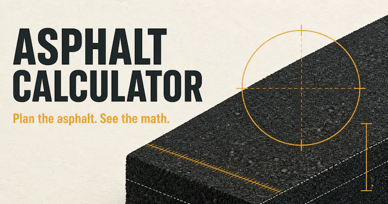 Asphalt Calculator screenshot 1