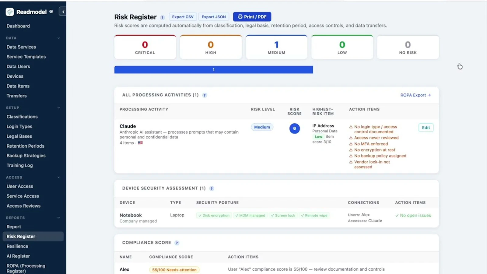 Readmodel® screenshot 1 (video preview)
