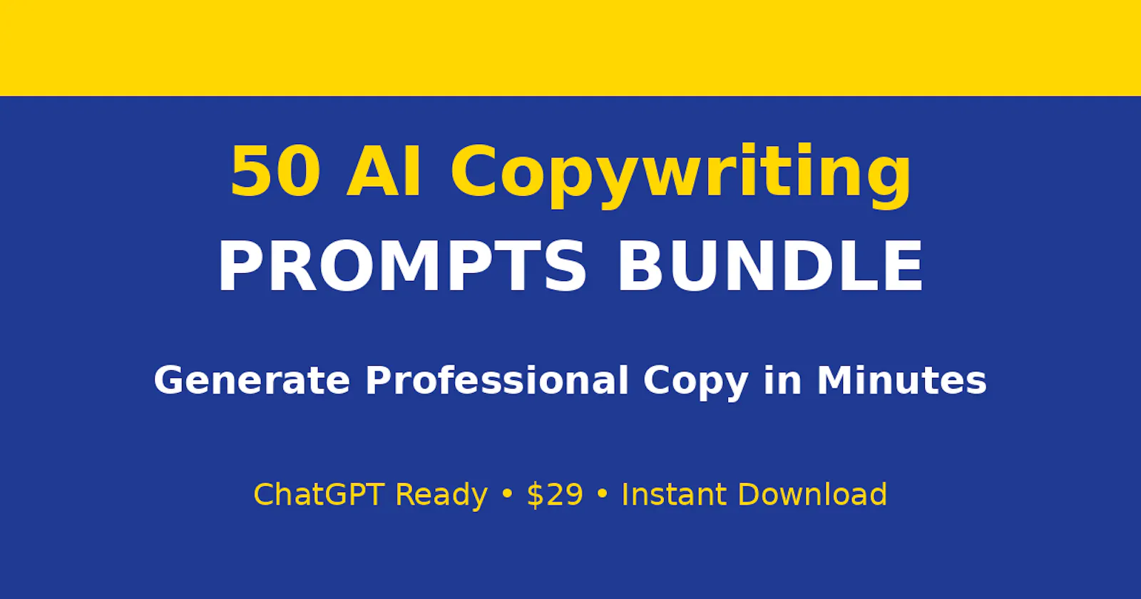 50 AI Copywriting Prompts Bundle screenshot 1