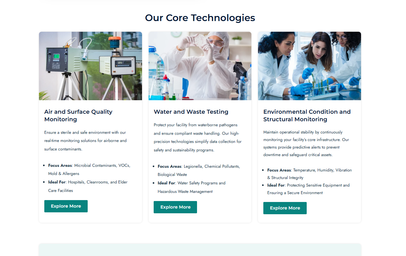 Health EnviroTesting - Screenshot 2 showing product features and functionality