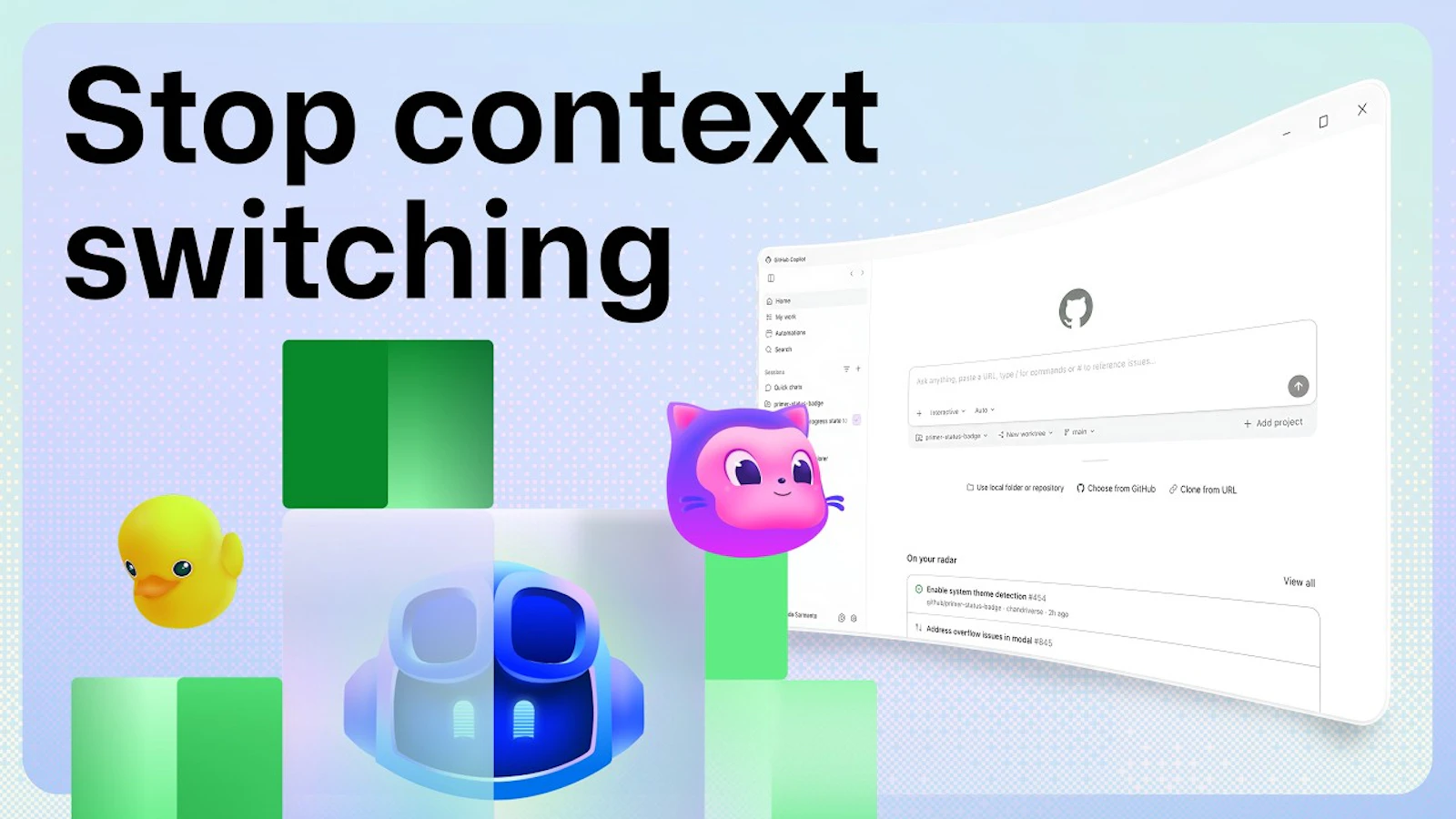 GitHub Copilot App screenshot 1 (video preview)
