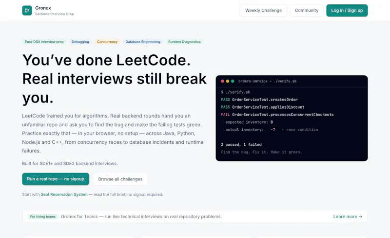 Gronex screenshot 2