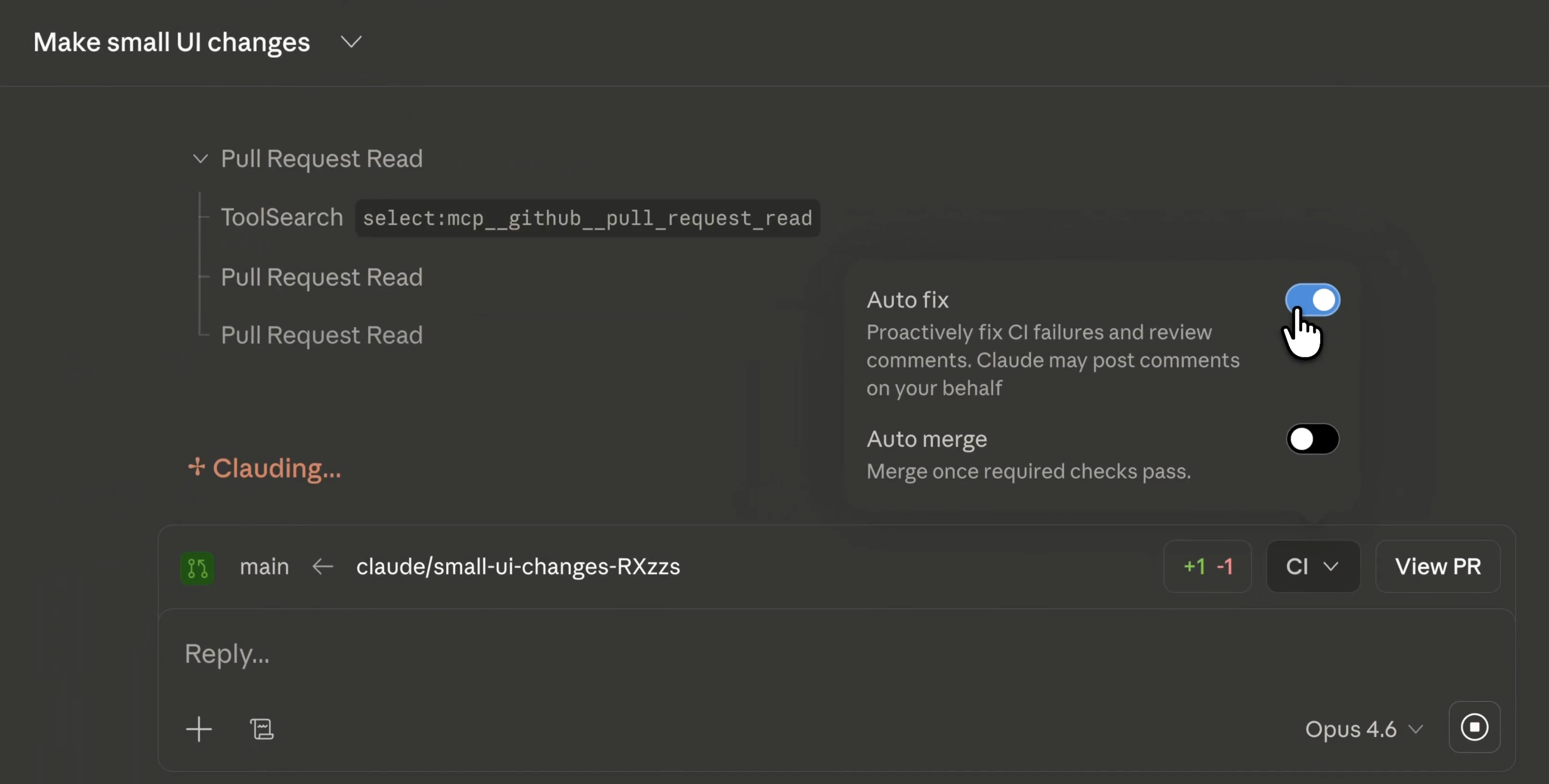 Claude Code auto-fix  gallery image