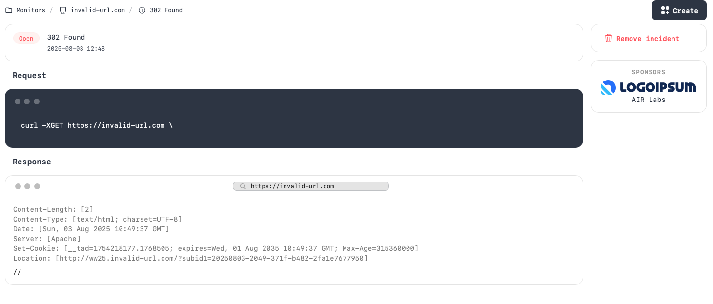 Mídia 4 de Monitor de tempo de uptime