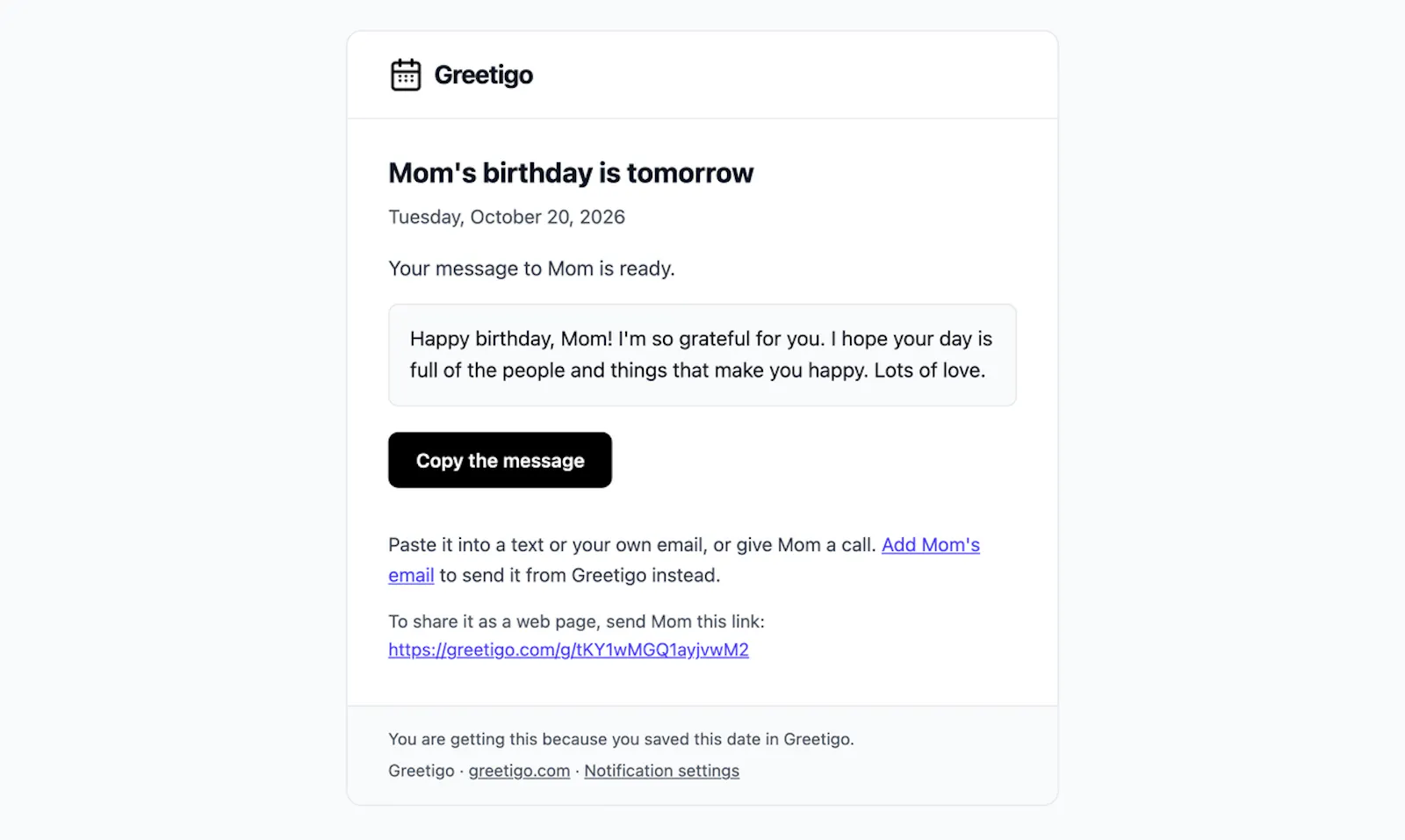 Greetigo screenshot 2