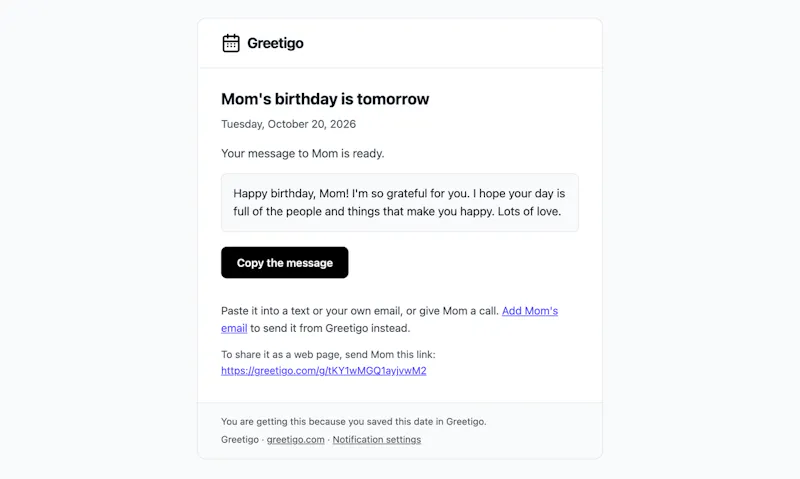 Greetigo screenshot 2