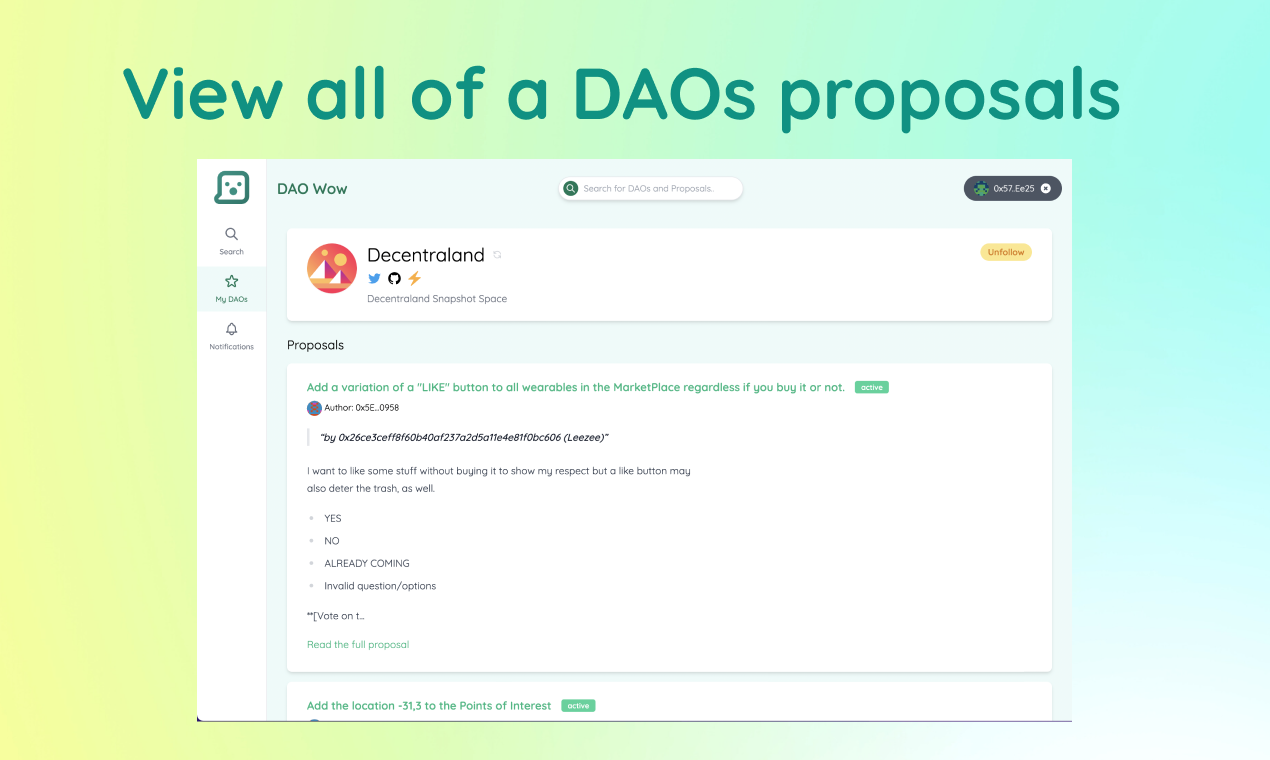 DAO Wow gallery image