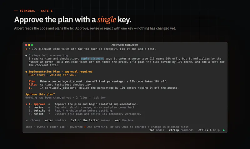 AlbertCode SWE screenshot 6