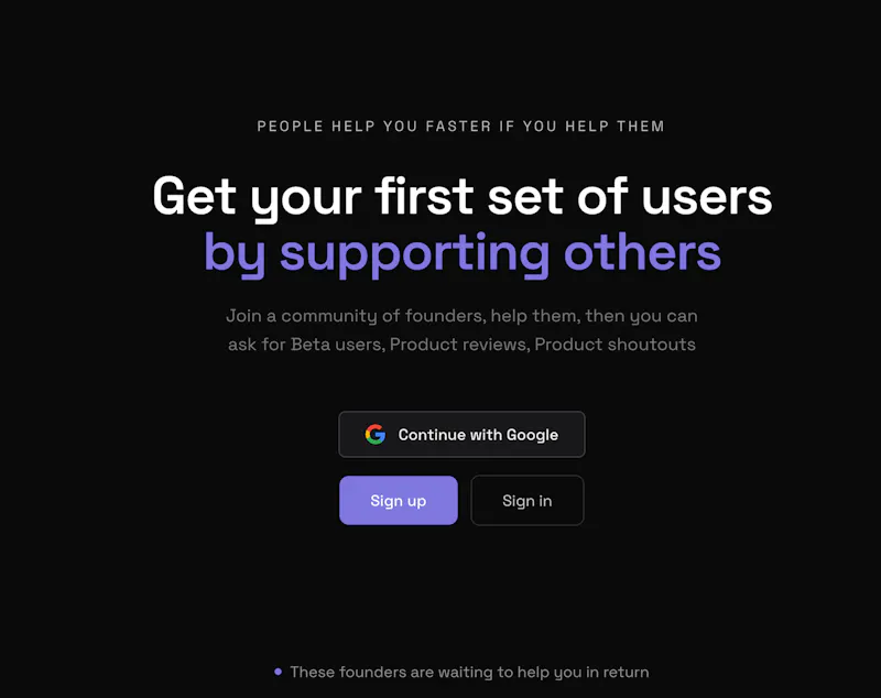FounderKarma screenshot 2