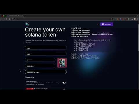 Patih - Solana v2 token creator gallery image