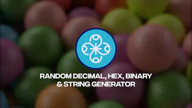Decimal Hex Binary and String Generator gallery image