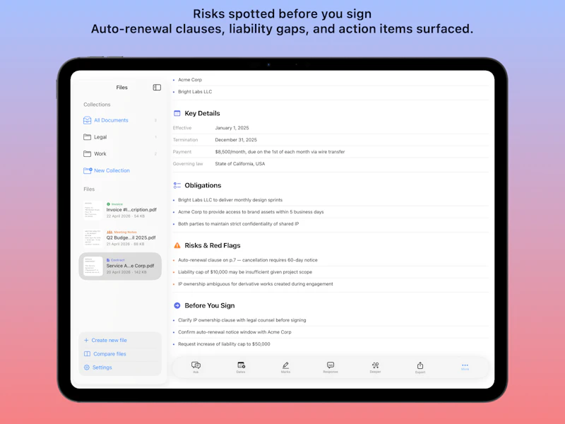 BrieFolio screenshot 1